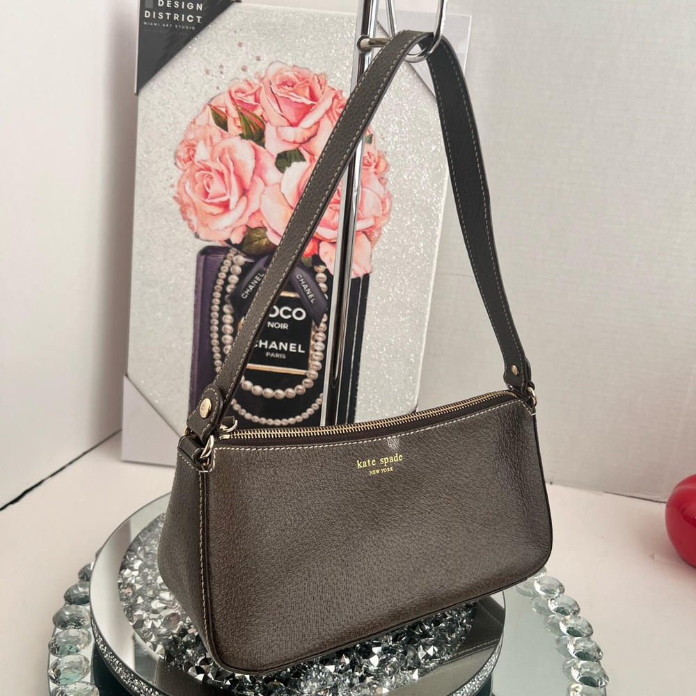 Kate Spade vintages brown Leather Cute Shoulder Bag. - Picture 3 of 10